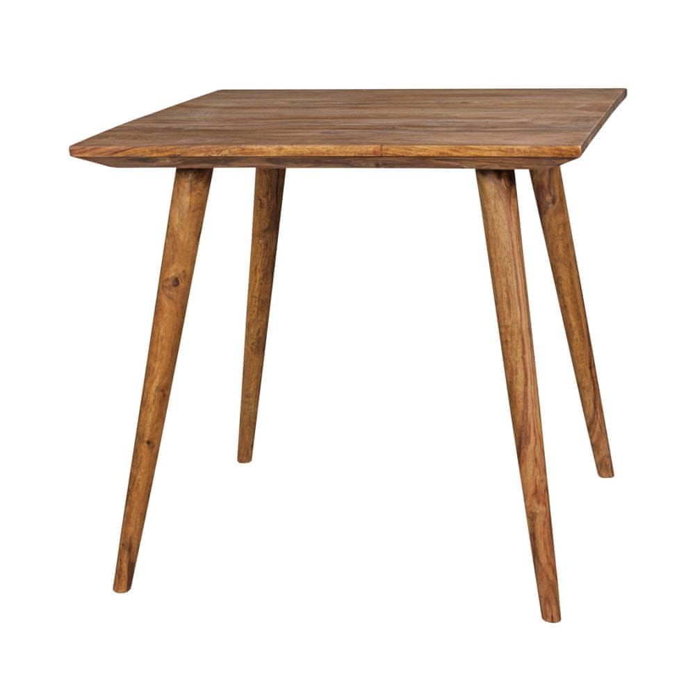 Bruxxi Jedálenský stôl Repa, 80 cm, masív Sheesham